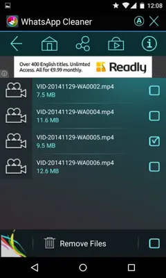 WhatsApp Cleaner android App screenshot 1
