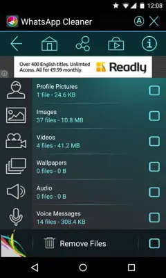 WhatsApp Cleaner android App screenshot 4